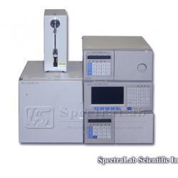 Shimadzu HPLC System with LC-10AD pump, SIL-10A Autoinjector and SPD-10A UV/vis Detector