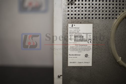 PerkinElmer AAnalyst 200 Atomic Absorption Spectrometer