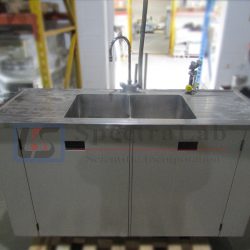 LabBench with Aluminum Sink/Eye Wash Station